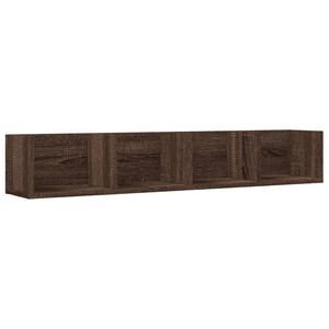 vidaXL Armadietto a Muro Rovere Marrone 99x18x16,5cm Legno Multistrato