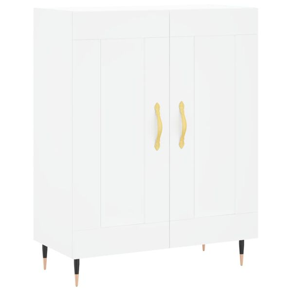 vidaXL Credenza Bianca 69,5x34x90 cm in Legno Multistrato