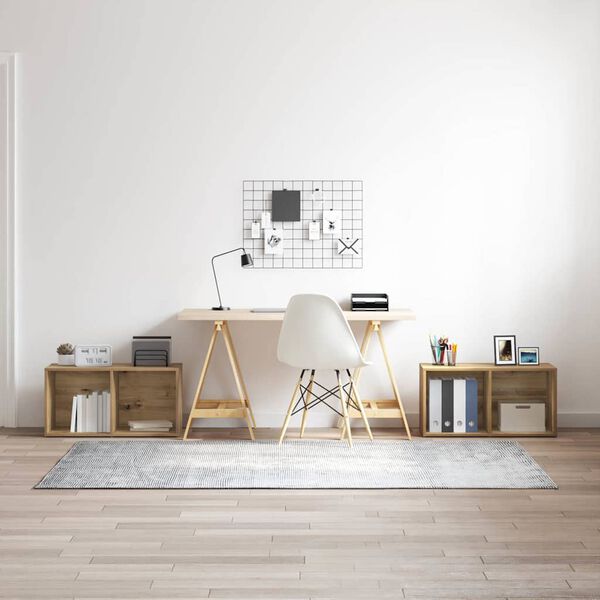 vidaXL Set mobile TV 2 pcs Rovere artigianale 72 x 35 x 36,5 cm