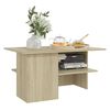 vidaXL Tavolino Salotto Rovere Sonoma 90x60x46,5 cm Legno Multistrato