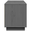 vidaXL Mobile Porta TV Grigio 156x37x45 cm in Legno Massello di Pino