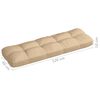 vidaXL Cuscini per Divani su Pallet 7 pz Beige