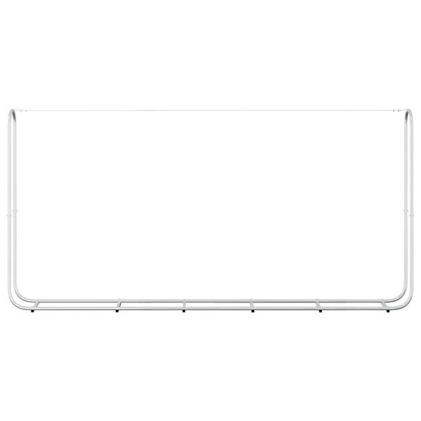 vidaXL Rastrelliera per Legna 300x25x150 cm in Acciaio Zincato