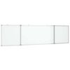 vidaXL Lavagna Magnetica Pieghevole 200x50x1,7 cm in Alluminio