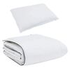 vidaXL Duvet Invernale con cuscino 2 pcs Bianco Piuma d'anatra