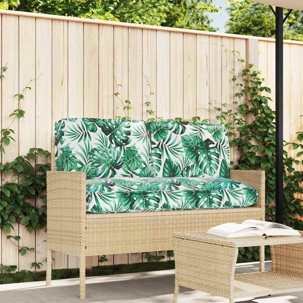 vidaXL Set di Cuscini Foglia 3 pcs Motivo Foglia Tessuto Oxford