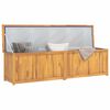 vidaXL Cassa da Giardino 200x50x55 cm in Legno Massello di Teak