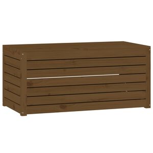 vidaXL Contenitore Giardino Ambra 101x50,5x46,5 cm Legno Massello Pino