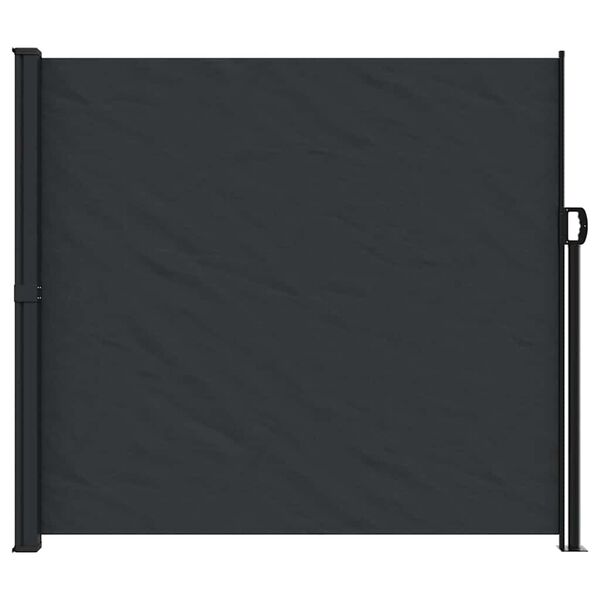 vidaXL Tenda da Sole Laterale Retrattile Nera 180x300 cm
