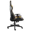 vidaXL Sedia da Gaming Girevole Oro in PVC