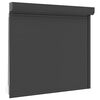 vidaXL Persiana a rullo Antracite 160 x 150 cm Alluminio e poliuretano