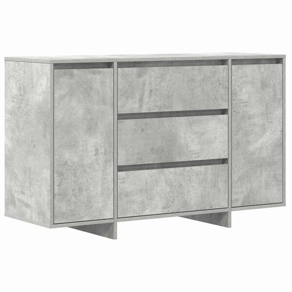 vidaXL Credenza Grigio cemento 120 x 41 x 75 cm Legno multistrato