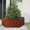 vidaXL Fioriera Ruggine 138x120x45 cm Acciaio Corten