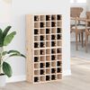 vidaXL Portabottiglie 2 pcs Naturale 56 x 25 x 56 cm Pino massello
