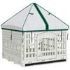 vidaXL Pannello per cani a 4 sezioni con tetto 122 x 106,5 x 82 cm