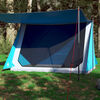 vidaXL Tenda da Campeggio per 2 Persone Blu Impermeabile