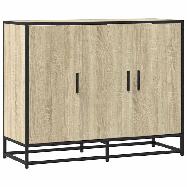 vidaXL Credenza Rovere Sonoma 94x35x76 cm in Legno Multistrato