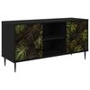 vidaXL Mobile TV ELBURG 102 x 33 x 51 cm Rovere Nero