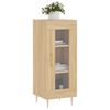 vidaXL Credenza Rovere Sonoma 34,5x34x90 cm in Legno Multistrato