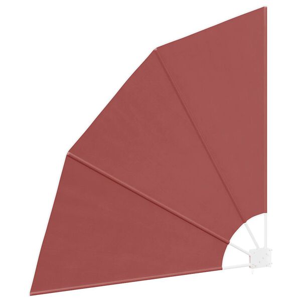 vidaXL Tenda Laterale per Balcone Pieghevole Terracotta 140x140 cm