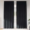 vidaXL Tende oscuranti 2 pcs Nero 140 x 260 cm Velluto