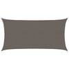 vidaXL Vela Parasole in HDPE 2x3,5 m Antracite