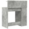 vidaXL Scrivania Grigio cemento 90 x 48 x 101,5 cm Legno multistrato