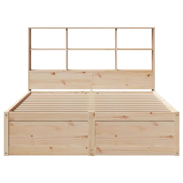 vidaXL Letto senza Materasso 140x190 cm in Legno Massello di Pino
