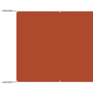 vidaXL Paravento Verticale Terracotta 60x1000 cm in Tessuto Oxford