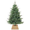 vidaXL Collare per Albero di Natale Marrone 50 x 50 x 25 cm