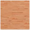 vidaXL Piano per Tavolo 90x90x4 cm Quadrato Legno Massello di Faggio