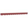 vidaXL Tessuto di Ricambio Mantovana Tenda Strisce Bordeaux 300 cm