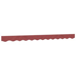 vidaXL Tessuto di Ricambio Mantovana Tenda Strisce Bordeaux 300 cm