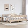 vidaXL Letto senza Materasso 200x200 cm in Legno Massello di Pino