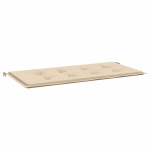 vidaXL Cuscino per Panca Beige 120x50x4 cm in Tessuto Oxford