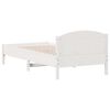 vidaXL Letto senza Materasso Bianco 90x200 cm Legno Massello di Pino