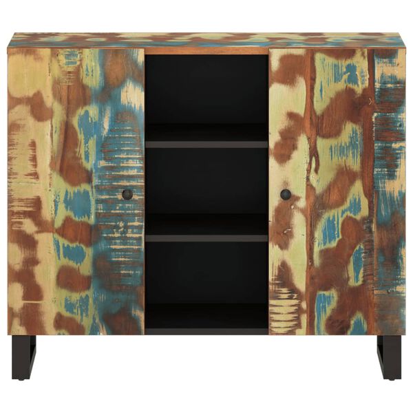 vidaXL Credenza con 2 Ante 90x33x75 cm in Legno Massello di Recupero