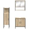 vidaXL Set di mobili per il bagno 3 pcs Marrone 60 x 30 x 60 cm