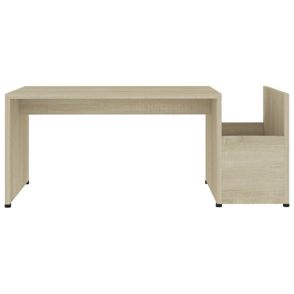vidaXL Tavolino da Salotto Rovere Sonoma 90x45x35 cm Legno Multistrato