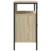 vidaXL Mobile Lavabo Bagno Rovere Sonoma 80x30x60 cm Legno Multistrato