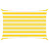 vidaXL Vela da ombra solare Giallo e Bianco 4,5 &times; 3 m