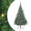 vidaXL Albero di Natale artificiale con luci integrate Verde 180 cm