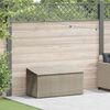 vidaXL Baule da Giardino Grigio Chiaro 110x50x58 cm in Polyrattan