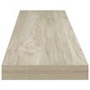 vidaXL Scaffali a Parete 2 pz Rovere 120x23,5x3,8 cm in MDF