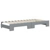 vidaXL Divano Letto con Letto Estraibile Grigio Chiaro 100x200 Tessuto
