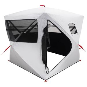 vidaXL Tenda da Caccia con tetto Bianco Blackout 143 x 143 x 165 cm