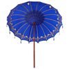 vidaXL Parasol Balinese Blu 215 x 215 x 260 cm