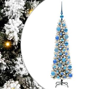 vidaXL Albero di Natale artificiale con 150 LED Bianco 120 cm