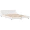 vidaXL Letto senza Materasso Bianco 140x190 cm Legno Massello di Pino