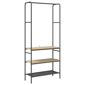 vidaXL Stendibiancheria Rovere Sonoma 77 x 30 x 171 cm
